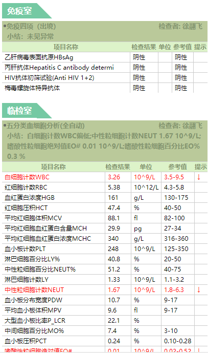 保健中心体检报告查询系统